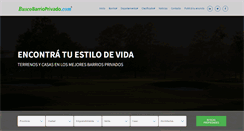 Desktop Screenshot of buscobarrioprivado.com