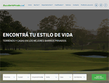 Tablet Screenshot of buscobarrioprivado.com